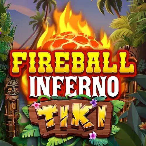 Fireball Inferno Tiki by NetEnt, showcased at fezbets.com.pl – game logo