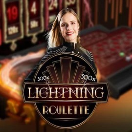 Lightning Roulette slot icon by Evolution, available at Fezbet Casino