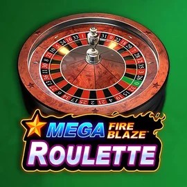 Mega Fire Blaze Roulette slot visual from Playtech available on fezbets.com.pl