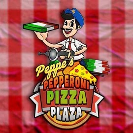 Peppe’s Pepperoni Pizza Plaza slot logo by Pragmatic Play at Fezbet Casino